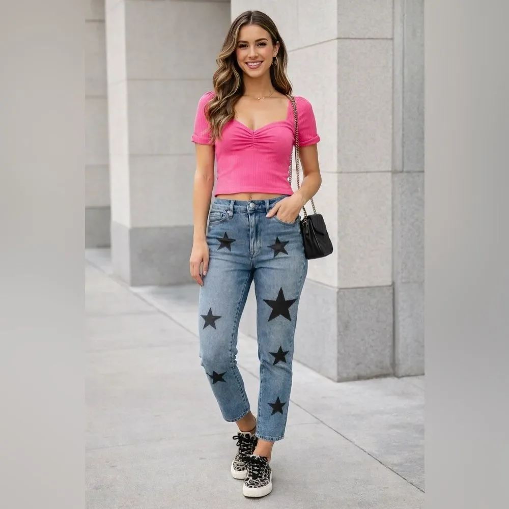 Blank NYC Blue Star Jeans